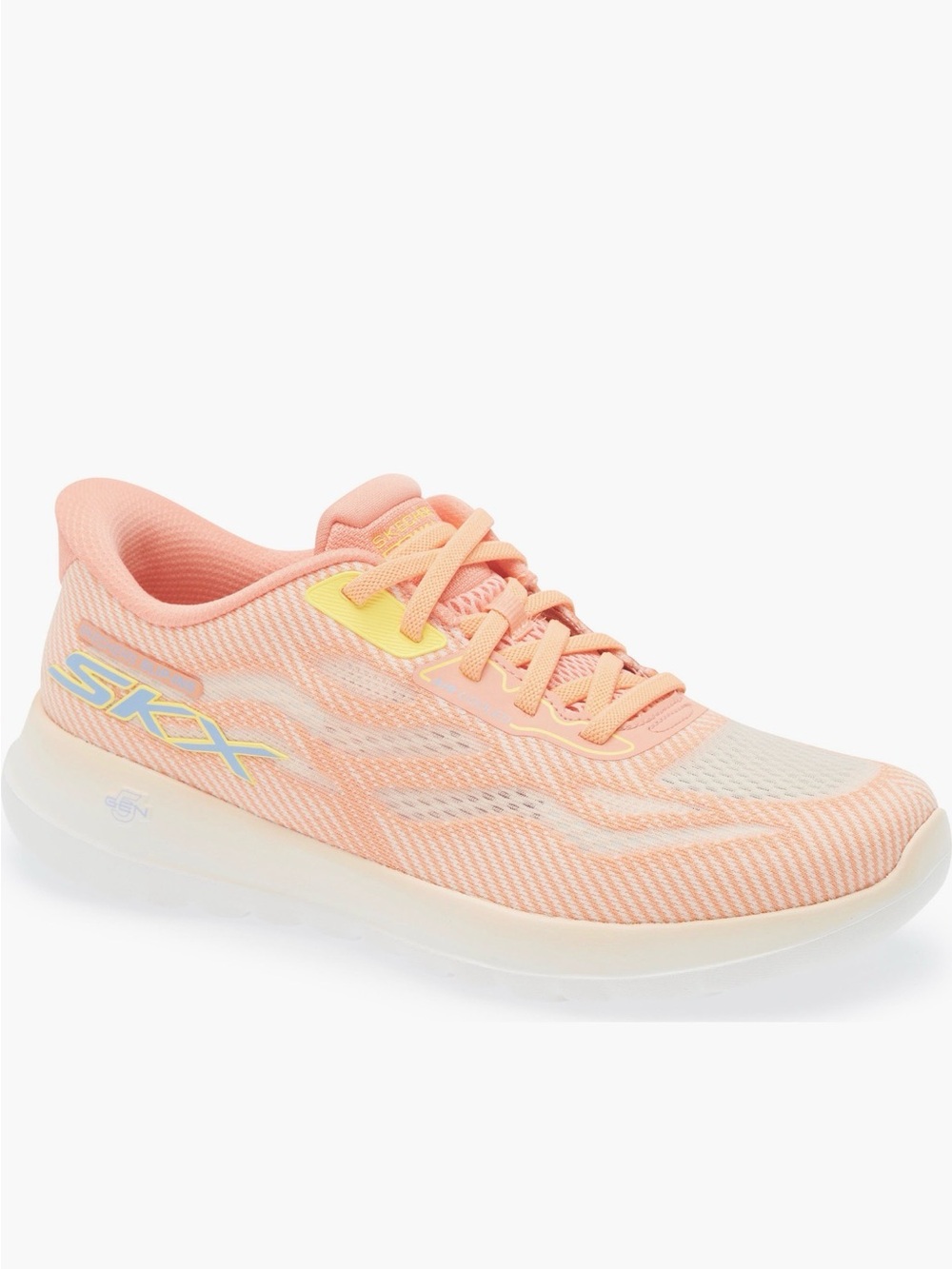 Skechers Slip-ins Go Walk Joy Lynzee Slip-on Sneakers Peach Women's Size 9